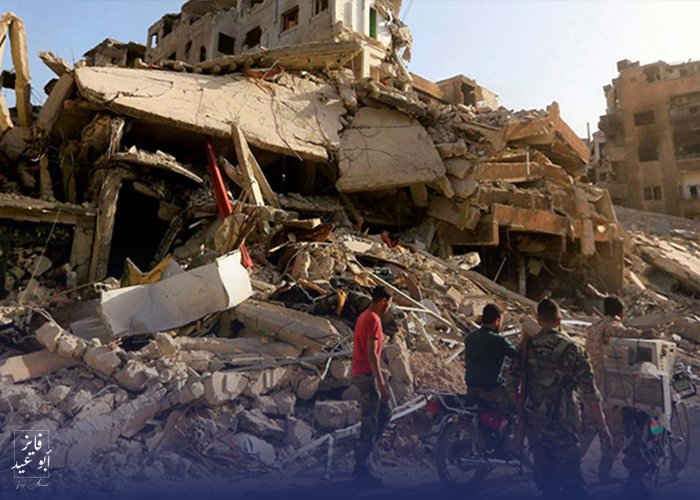 التعفيش يأكل الأخضر واليابس بمخيم اليرموك المنكوب