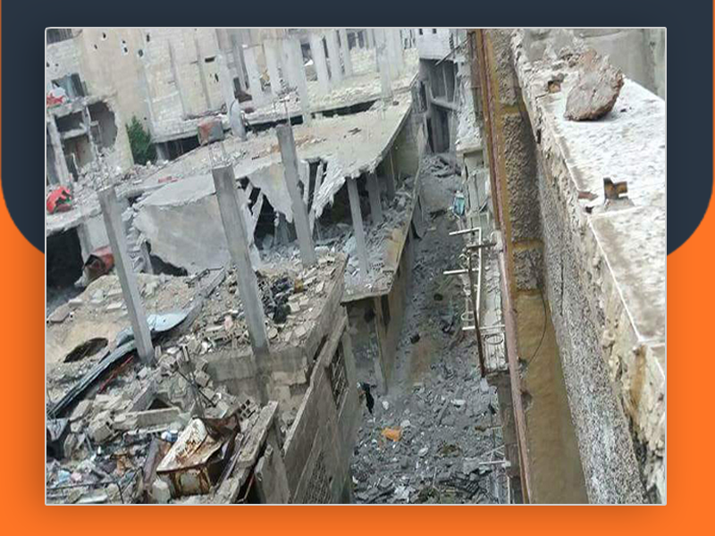 أهالي مخيم اليرموك يطالبون بإزالة الأنقاض ومنحهم اذونات ترميم