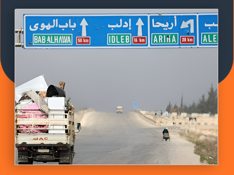 بسبب احتدام المعارك: نزوح عشرات العائلات الفلسطينية من إدلب وريفها الجنوبي