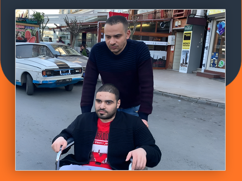 مأساة الفلسطيني عمار صمادي: بعد أن كان يعيل شقيقه العاجز بات بحاجة لمن يعيل