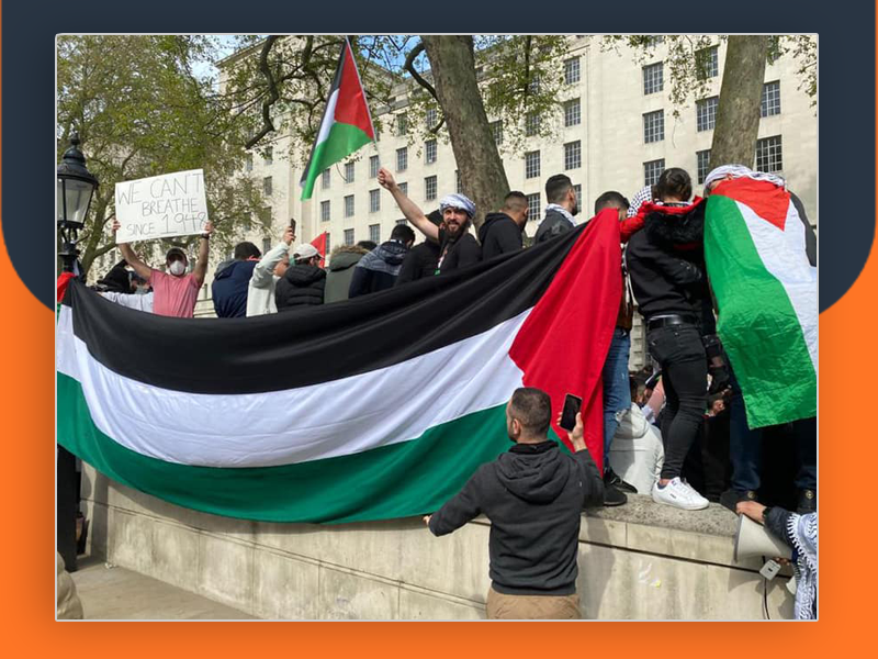 من المخيمات إلى ستوكهولم.. فلسطينيو سورية يتظاهرون نصرة للقدس