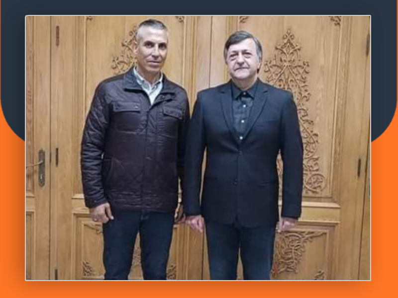 بقرار رسمي. باسل الأسعد مختاراً لمخيم النيرب