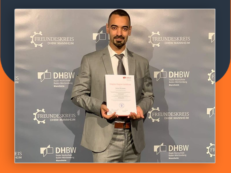 فلسطيني سوري يحقق نجاحاً دراسياً ومهنياً في ألمانيا