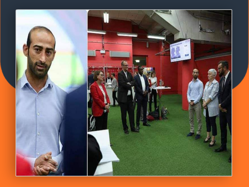 فلسطيني سوري ينال وسام الاستحقاق ويصنف كمدرب موهبة في ألمانيا