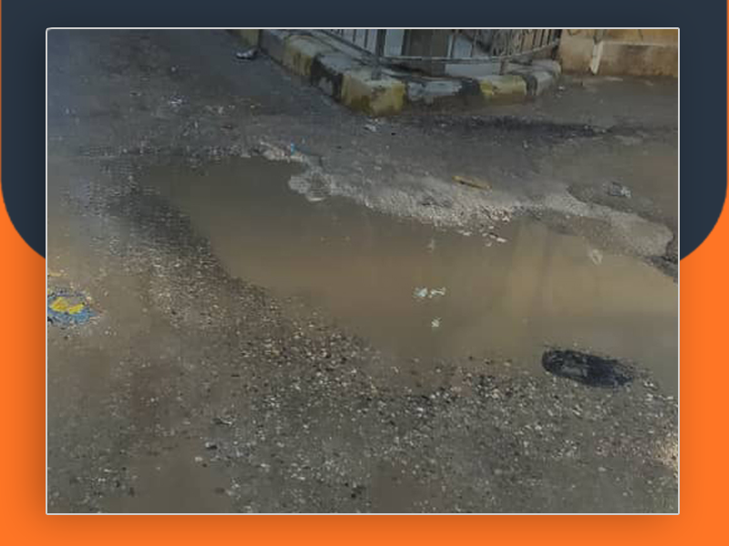 مخيم النيرب.. شكاوى مــن الحفر في الشوارع وتهالك البنية التحتية