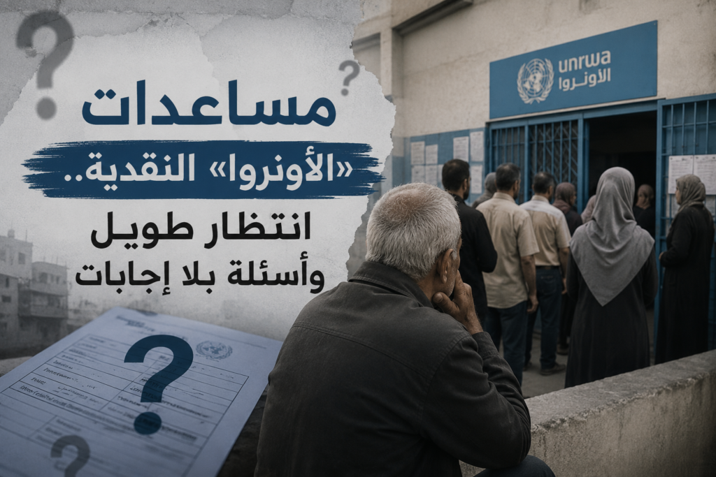 مساعدات «الأونروا» النقدية.. انتظار طويل وأسئلة بلا إجابات